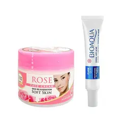 NEVADA NATURAL PRODUCTS - Crema facial extracto de Rosa + Crema Eliminadora de Acné