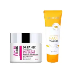 GENERICO - Crema Facial Blanqueadora de Dia + Limpiador Facial Vitamina C