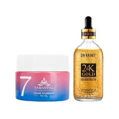 GENERICO - Crema Aclarante Facial + Suero Antiarrugas y Aclarante 24k Oro