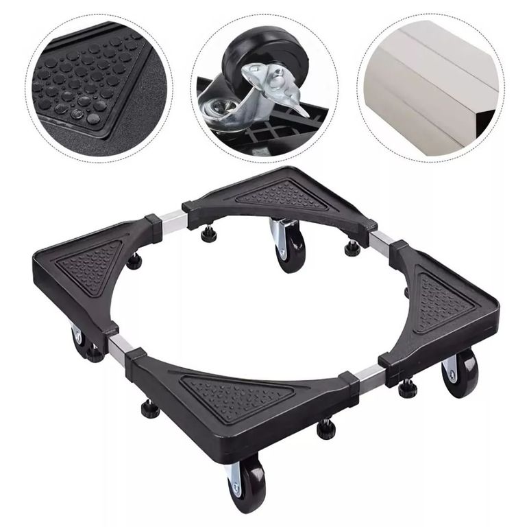 Base Ajustable con Ruedas Electrodomésticos 138 kg