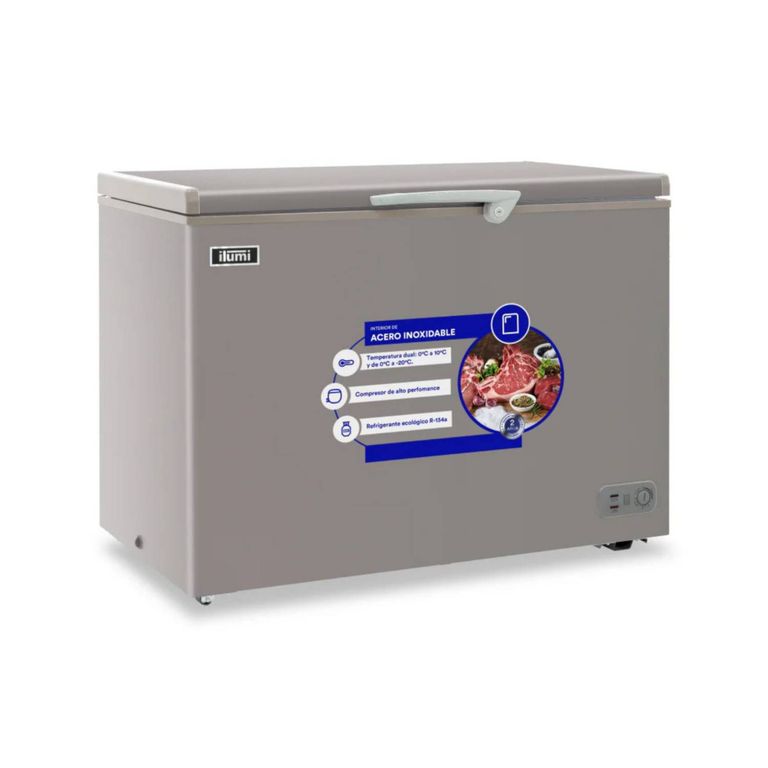 Congeladora TFI-3400DG 340 Litros Gris