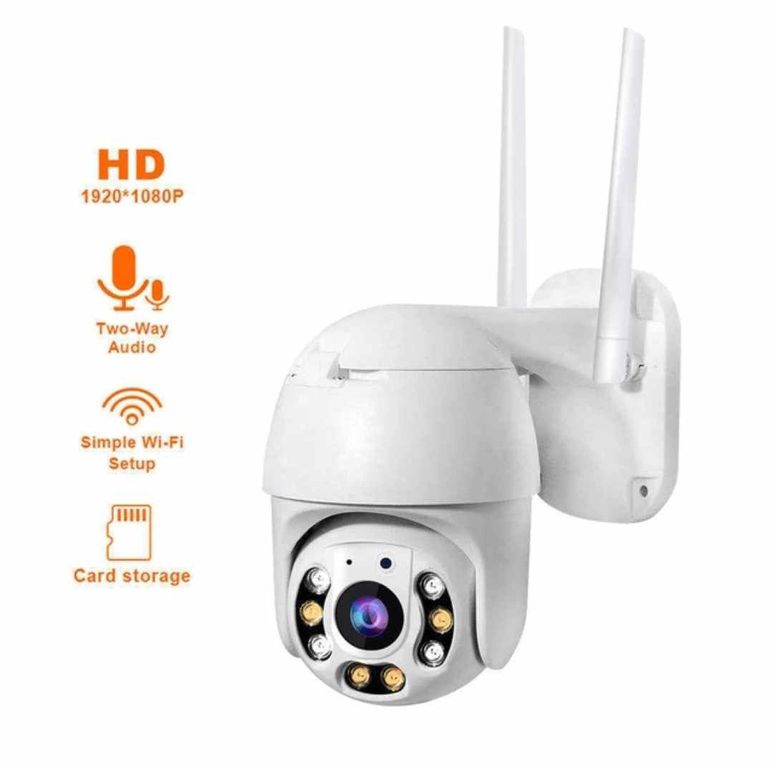Camara Seguridad IP Full HD Exterior WiFi Sensor Movimiento Modelo-02