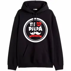 GENERICO - Polera Con Capucha Modelo Te Amo Papá