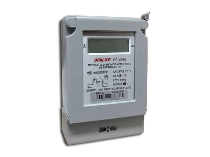 Medidor de Energía Monofásico Digital 220V OP-MD60