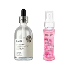 GENERICO - Serum Facial Niacinamida + Suero Hidratante de Aceite de Rosa