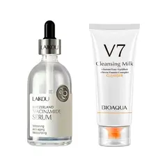 GENERICO - Serum Facial Niacinamida + Crema Limpiadora Facial de Leche