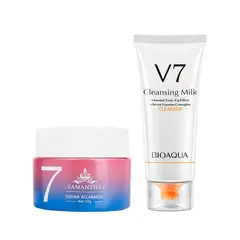 GENERICO - Crema Aclarante Facial + Crema Limpiadora Facial de Leche