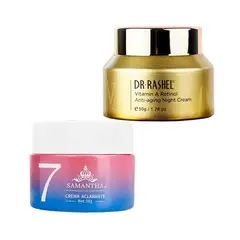 GENERICO - Crema Aclarante Facial + Crema de Noche de Vitamina A Retinol