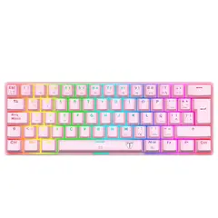 T-DAGGER - Teclado Mecánico ARENA T-TGK321P-RGB-SP Rosa