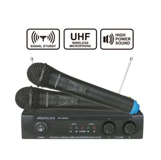 Micrófono Inalámbrico Dual UHF BT-26DH1