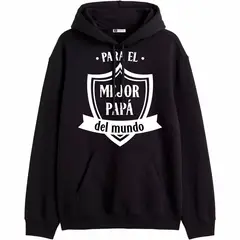 GENERICO - Polera Con Capucha Modelo Para El Mejor Papá Del Mundo