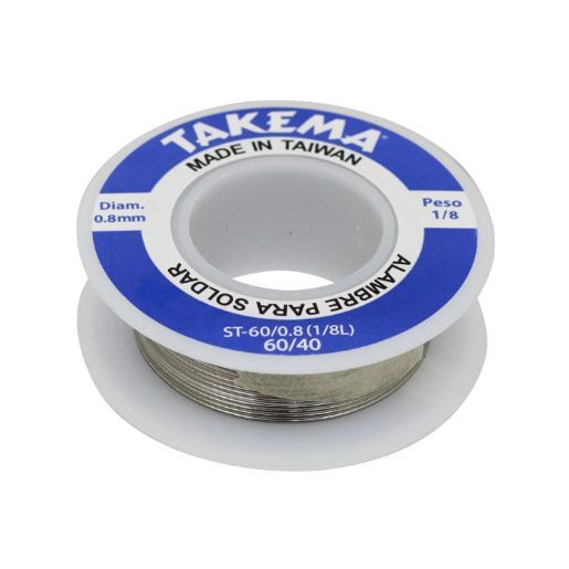 Rollo de Estaño 6040 08mm 18 Libra ST-600818L