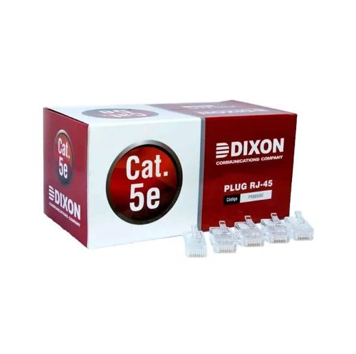 Conector Plug RJ45 Cat 5e PR88505E-CN x 100 Und