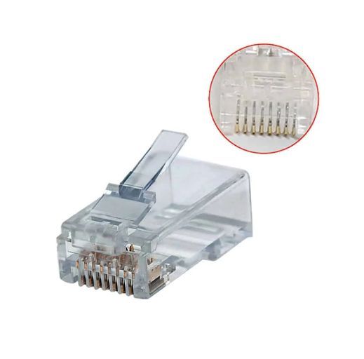 Conector Plug RJ45 Cat 6 KR-210D x 100 und