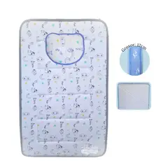 GENERICO - Colchón Plus para Bebé bordes Plomo y Azul