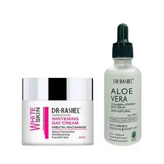 GENERICO - Crema Facial Blanqueadora de Dia + Suero colágeno de aloe vera