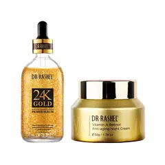 GENERICO - Suero Facial Antiarrugas 24k Oro + Crema Vitamina A Retinol