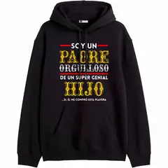 GENERICO - Polera Con Capucha Modelo Padre Orgulloso