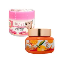 NEVADA NATURAL PRODUCTS - Crema facial extracto de Rosa + Crema Colágeno y Vitamina C
