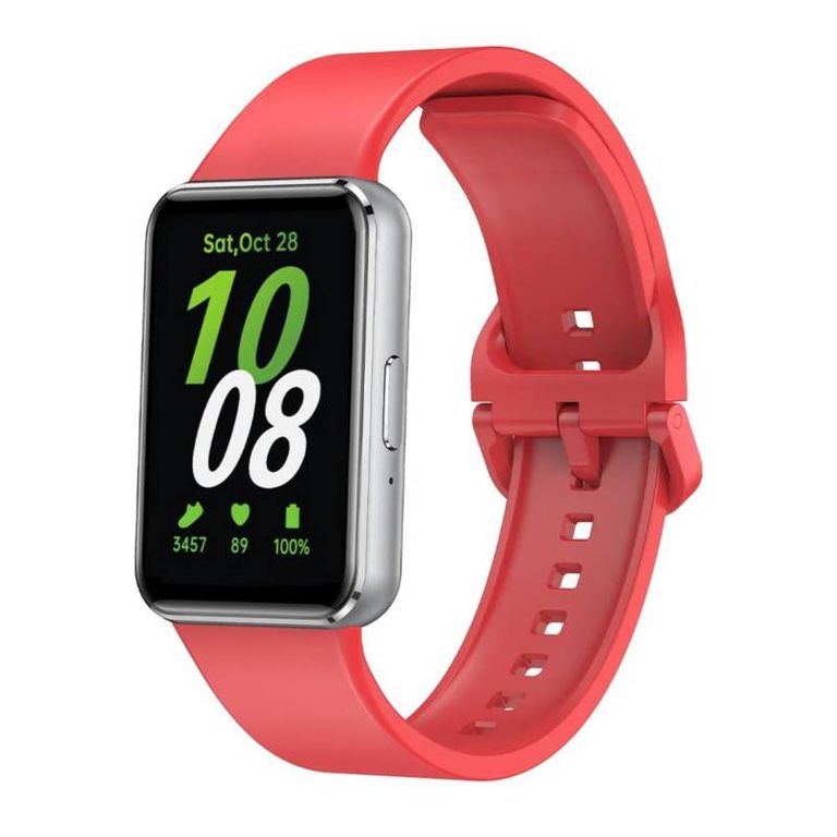 Correa de Silicona Para Samsung FIT 3 - Rojo