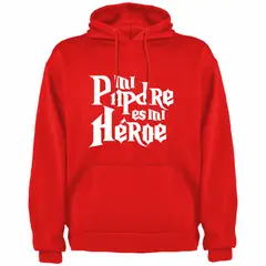 GENERICO - Polera Con Capucha Modelo Padre Heroe