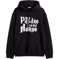 GENERICO - Polera Con Capucha Modelo Padre Heroe