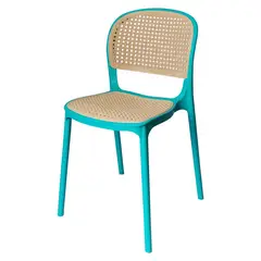 ARKIMUEBLES - Silla de polipropileno modelo Ariana turquesa