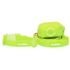 BUDDIES - Collar y correa 152cm Mascotas Verde M y L