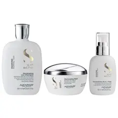 ALFAPARF MILANO - ALFAPARF Semi Di Lino - Pack Diamond Shampoo + Mascarilla + Fluid