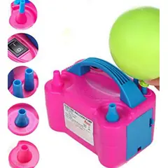GENERICO - Inflador de Globos Eléctrico Portátil-Soplador Automatico