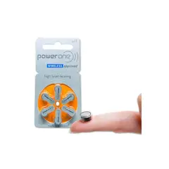 GENERICO - PILAS POWER ONE 13 PARA AUDIFONOS MEDICADOS x 6 PILAS