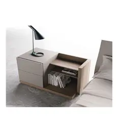 AMUEBLE - Velador mesa de noche * Edison *  MELAMINA 18MM