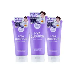 CATHY DOLL - Limpiador Facial En Espuma Hya Cushion 120Gr 3 Unidades