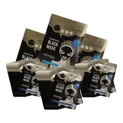 BIOAQUA - Mascarilla Negra Hidratante Hyaluronan 10 Uds 30Gr 3 Unidades