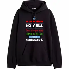 GENERICO - Polera Con Capucha Modelo Mi SuperPapa