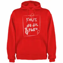 GENERICO - Polera Con Capucha Modelo Feliz Dia Del Padre