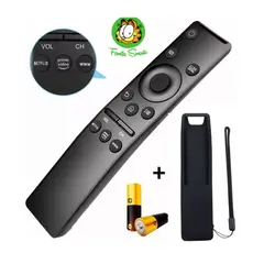 GENERICO - Control Remoto Samsung Smart Tv 4k Curve Uhd Funda Negra Y Pila