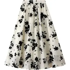 GENERICO - Falda Macaria-Floral estampado con relieve