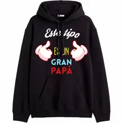 GENERICO - Polera Con Capucha Modelo Es Un Gran Papa