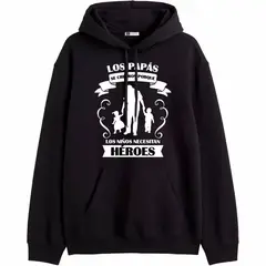 GENERICO - Polera Con Capucha Modelo Heroes de los Hijos