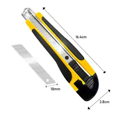 SM - PACK DE 12 CUCHILLAS CUTTER 6'' + 3 HOJAS DE REPUESTO 18MM