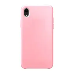 GENERICO - Case Funda de Silicona Para iPhone XS Max con logo Rosa