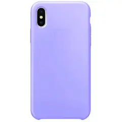 GENERICO - Case Funda de Silicona Para iPhone XS Max con logo Lila