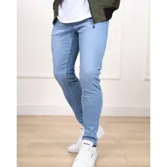 DM DEXMEN - Pantalón Dexmen Jean Regular Fit Celeste