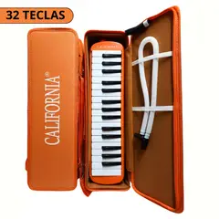 CALIFORNIA - Melodica de 32 teclas Naranja "CALIFORNIA"