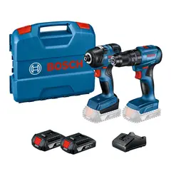 BOSCH - Taladro Percutor GSB 185-LI+ Atornillador de Impacto GDR 18V-200