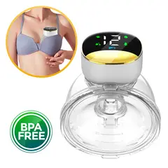 BUYPAL - Extractor Leche Materna Inalambrico Portatil Electrico Negro