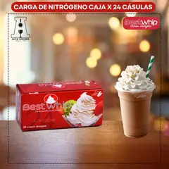 BESTWHIP - CARGAS DE GAS NITRÓGENO X 24 PARA ESPUMA, CHANTILLY, CREMA DE LECHE