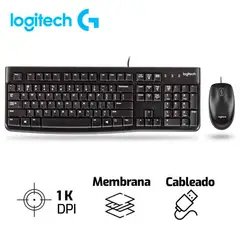 LOGITECH - Combo Mk120 Teclado + Mouse