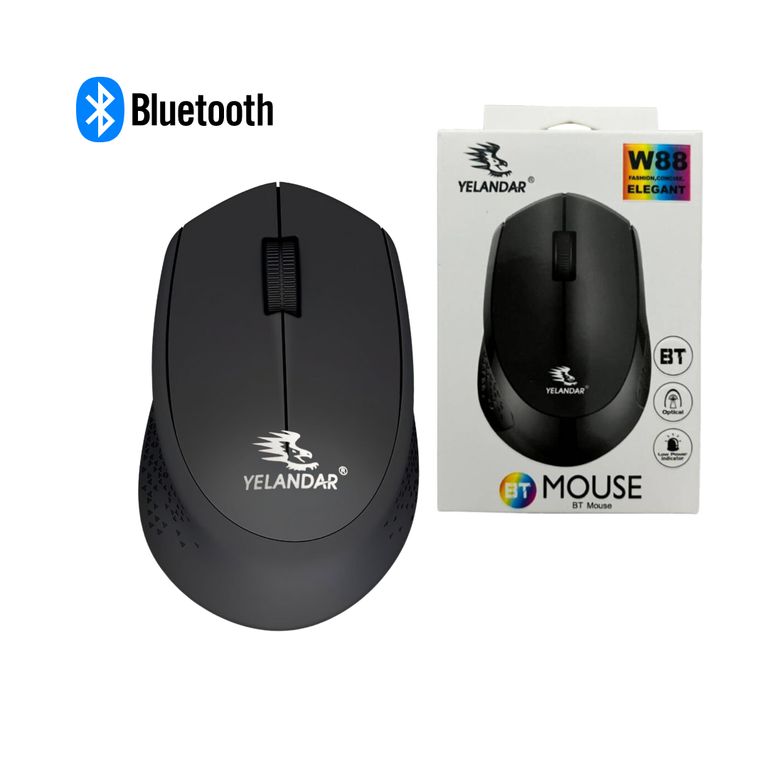 Mouse Inalámbrico Bluetooth para Laptop Notebook PC YELANDAR W88